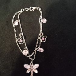 Cute Pale Pink Ankle Bracelet