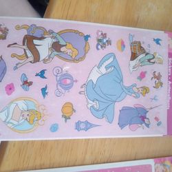 3 Packs Of Cinderella Stickers 