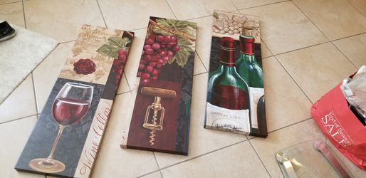 Cuadros de pintura 12 x 33 pulgadas