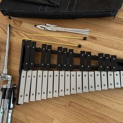 Complete 32-Note Bell Kit (Glockenspiel) w/ Stand & Case
