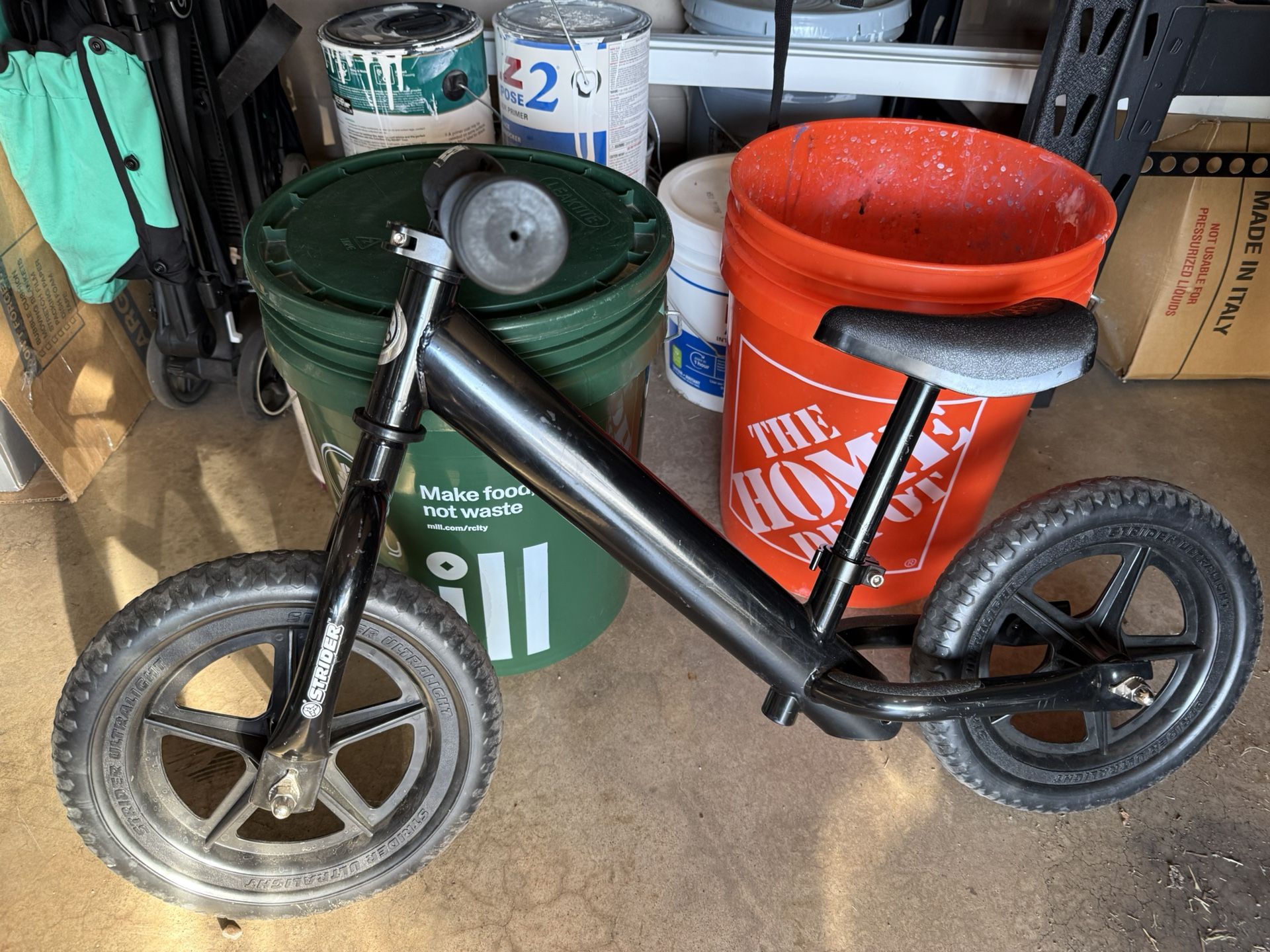 FREE black Strider Bike