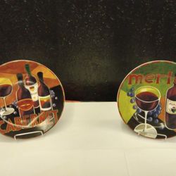 Decorative Wine Plates