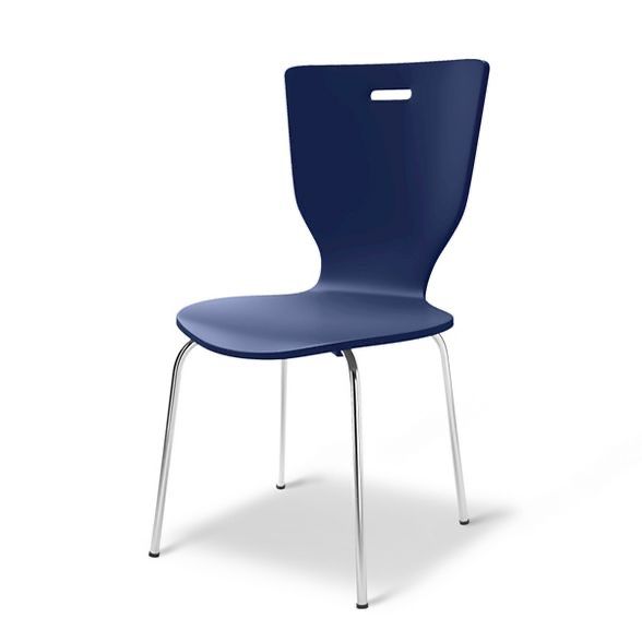 10012 Scoop Kids Desk Chair - Blue Overalls - Pillowfort