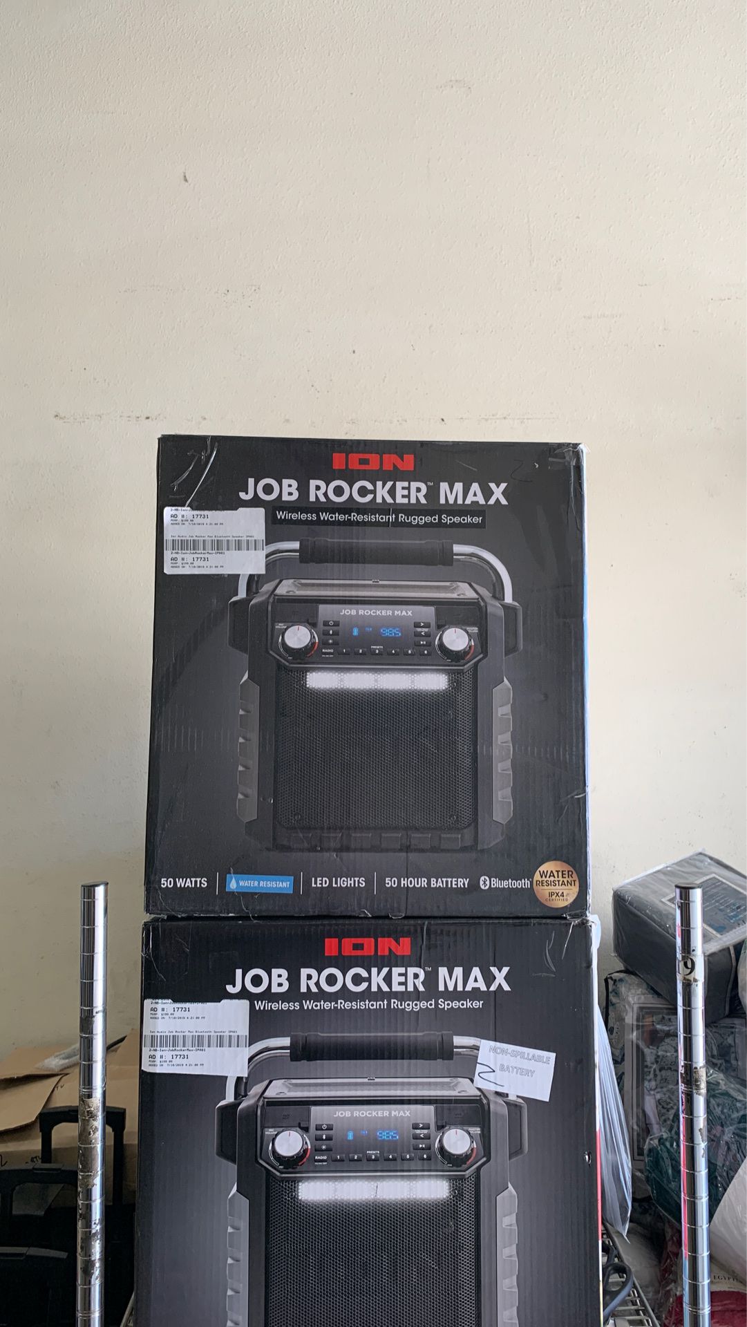 Ion Job Rocket Max Rugged Speaker wireless 50 watts