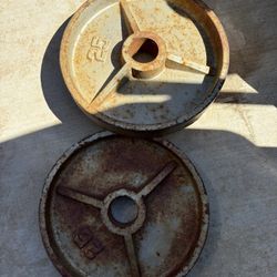 Olympic Weight Plates 25s & 35s Pounds