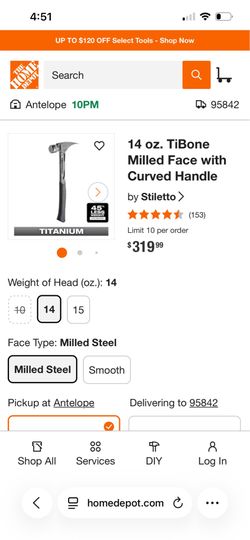 Stiletto mini 14 hammer🔨