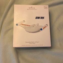 Star Trek Xmas Ornament In Original Box Sealed 