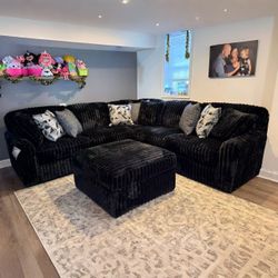 Midnight-Madness Onyx 3-Piece Sectional