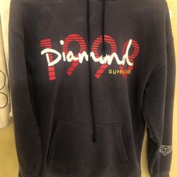 Men’s Sweater Blue Used Diamond Brand