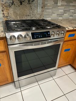 Samsung slide in gas stove