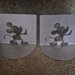 Mickey Mouse Book Ends Vintage