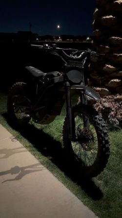 2025 E-ride Pro SR E-bike Electric Dirt Bike 900 Miles! Black 72V
