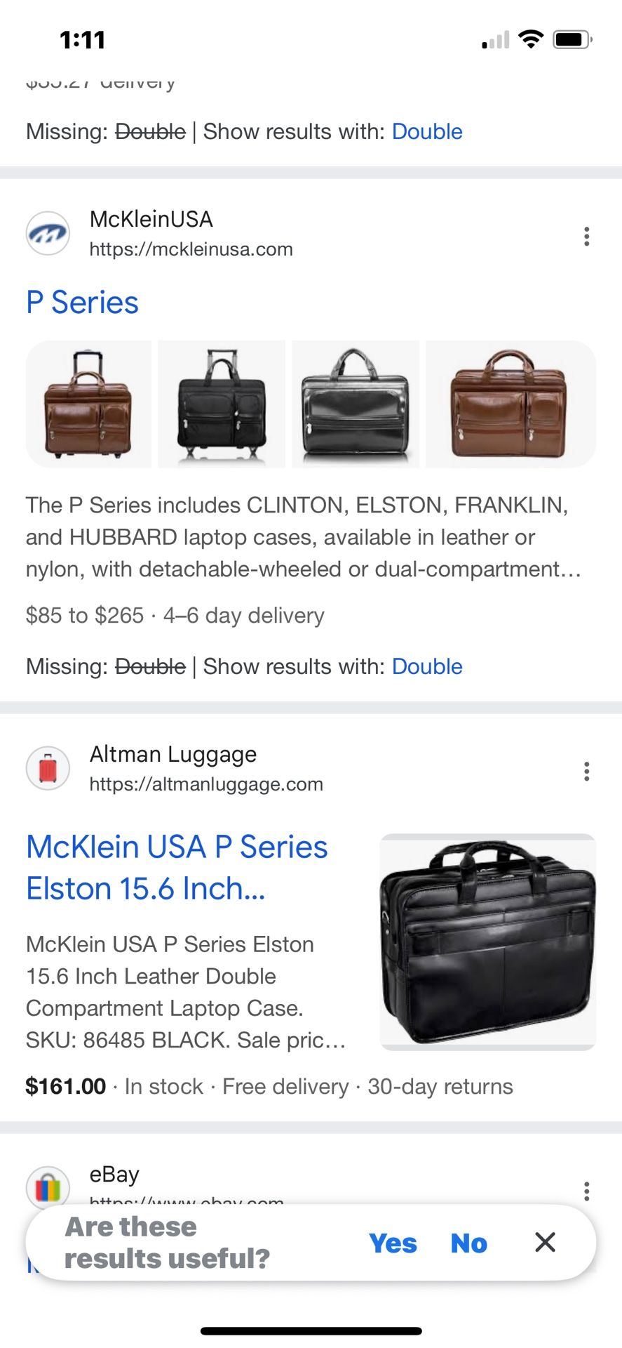 Leather computer laptop case paid 160