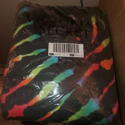 Victoria's Secret NIP Pink Campus Cowl Neck Pullover Sweatshirt Sherpa Lined Xl

