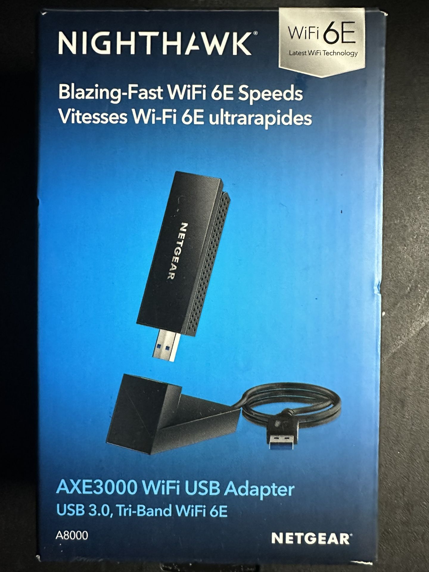 NIGHTHAWK AXE3000 WiFi USB ADAPTER