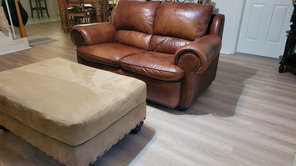 Loveseat Leather Sofa