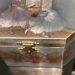 Metal Ballerinamusic Box