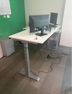 Power Adjustable Sit-Stand Desk –  (Used)