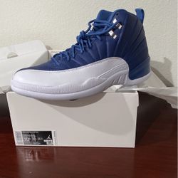 Jordan Retro 12 Indigo Blue Size 10.5 New