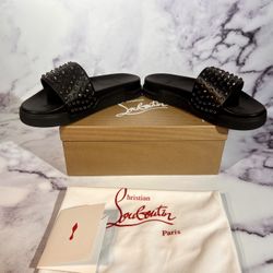 Louboutin Slides Pool Fun Flat