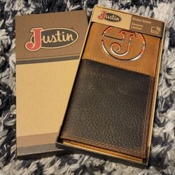 Justin Rodeo Genuine Leather RFID Wallet