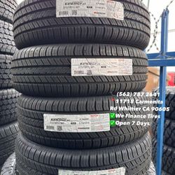 215/70R15 hankook kinergy st Set of Tires Installed and Balanced Set de Llantas Nuevas Instaladas y Balanceadas