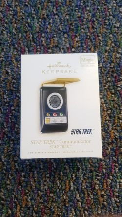 Vintage star trek Christmas ornaments