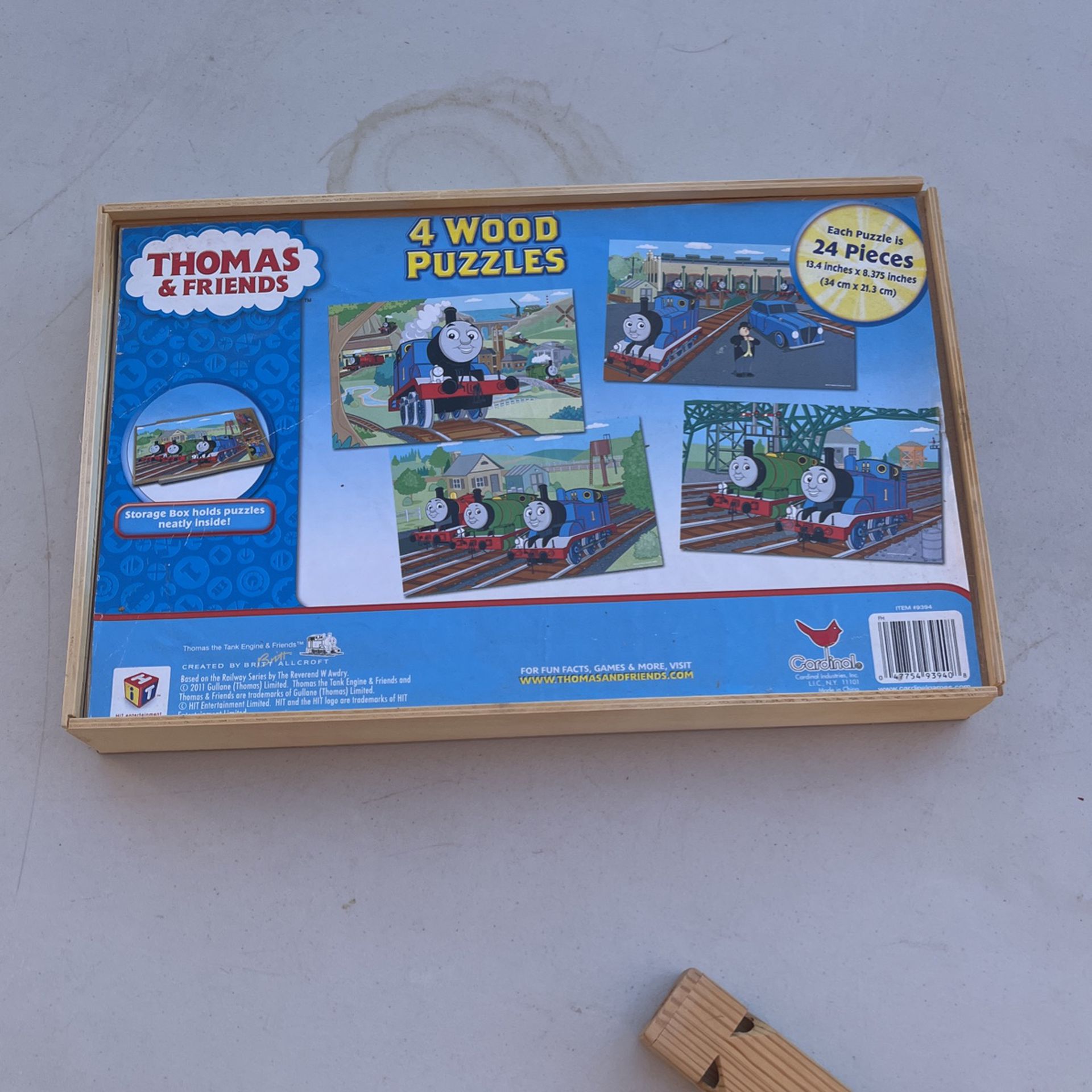 Thomas & Friends 4 Wood Puzzles Set