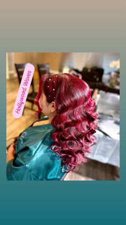 Curling 🥌 Iron.peinados.