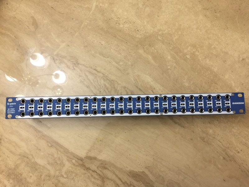 Samson 48 balanced patchbay