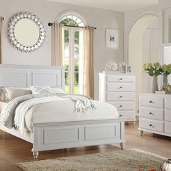 Brand New White 6pc Queen Size Bedroom Set