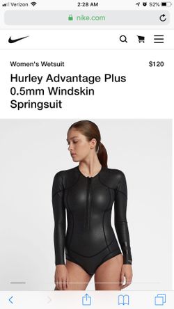 Hurley women's wet suit size 12