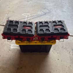 2 Milwaukee Pack out Medium Sized Boxes. $50.00 Each OBO