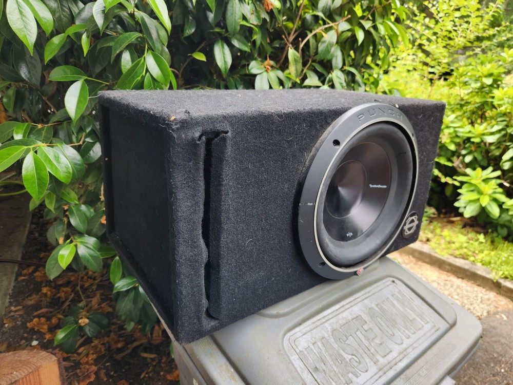 Rockfordfosgate 1000w Subwoofer In Ported Box