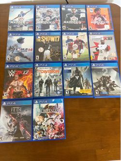PS4 games $4 each