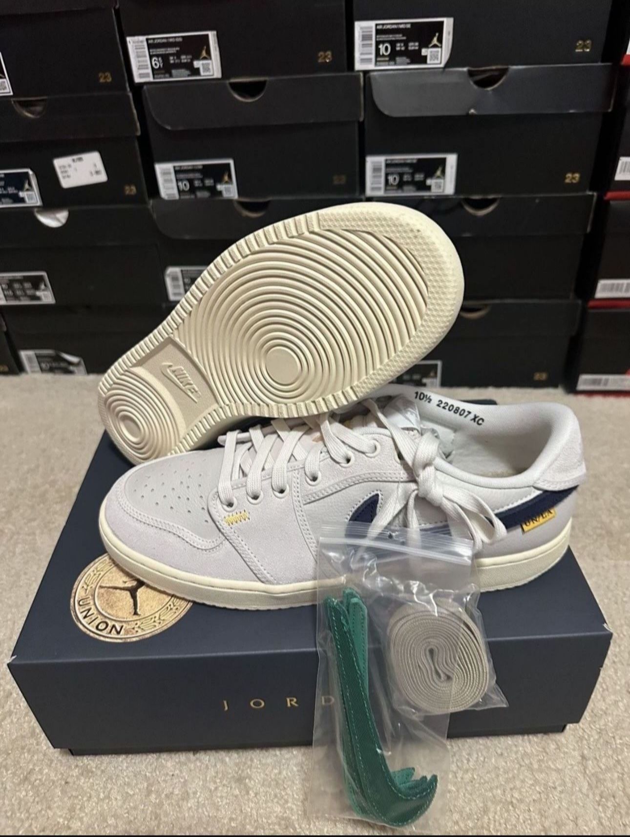 Jordan 1 Retro AJKO Low SP Union Sail Men’s DZ4864-100 Size 10.5 Brand New 