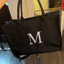 Initials M Tote Bag