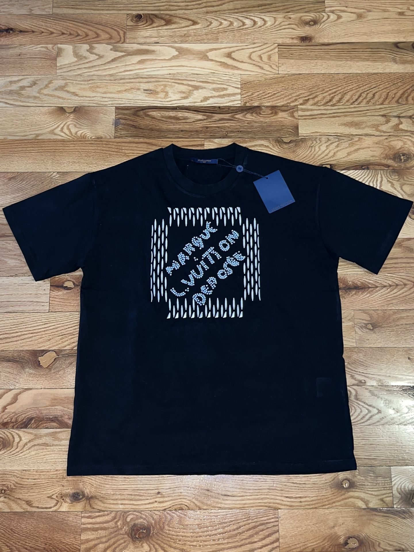 LV Shirt Black Silver Men’s Size Large Brand New