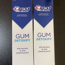 2pack Crest Pro-Health Gum Detoxify Deep Clean Toothpaste, 4.8 oz