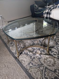 Heavy duty glass tables for living room