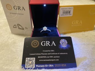 2 CT Moissanite Ring
