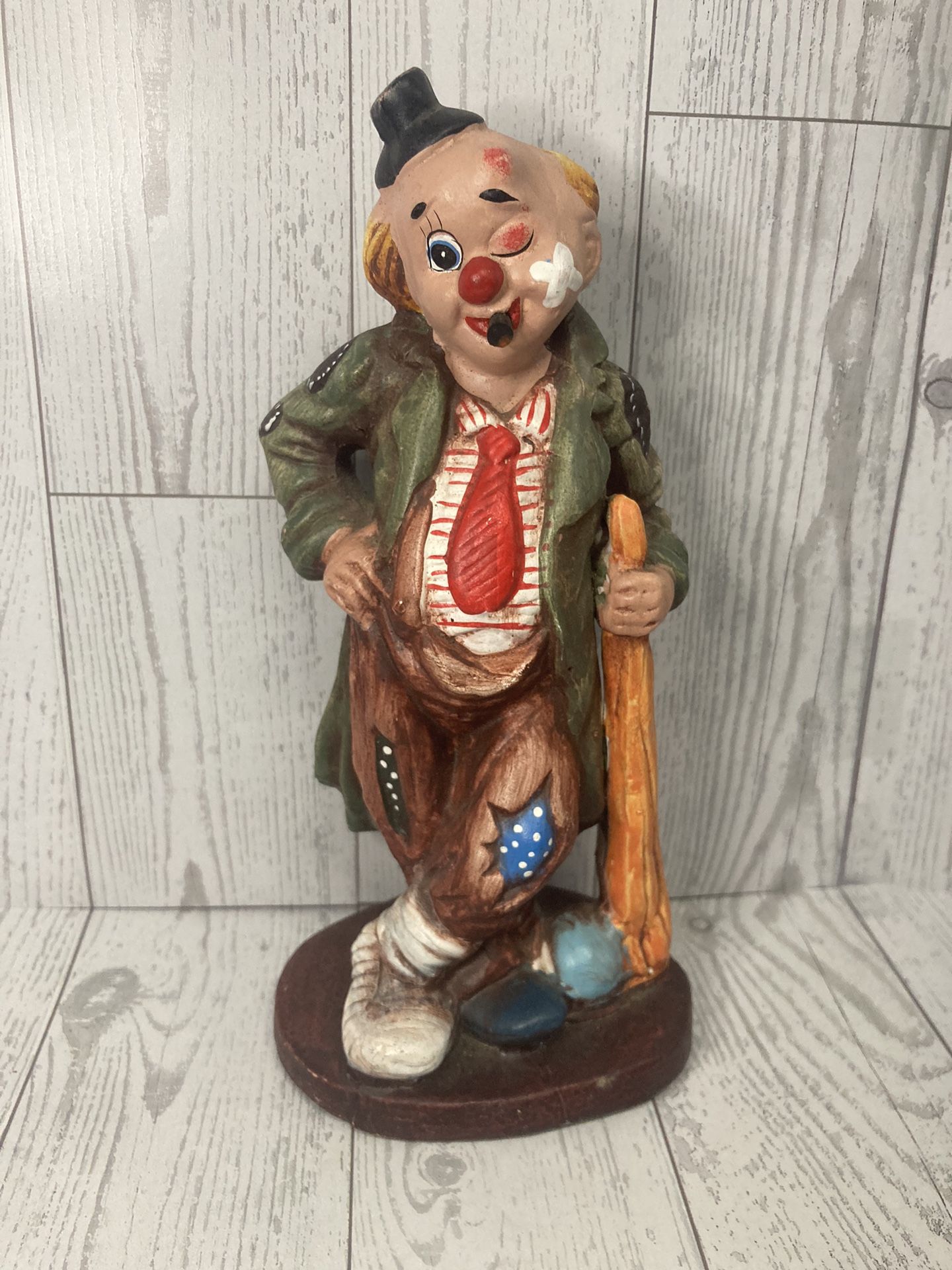 Vintage Clown, Hand Painted