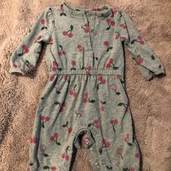Cherry Print Baby Girl Carters Romper