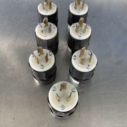 5 - 125V / 20A male twist-lock cord caps. 