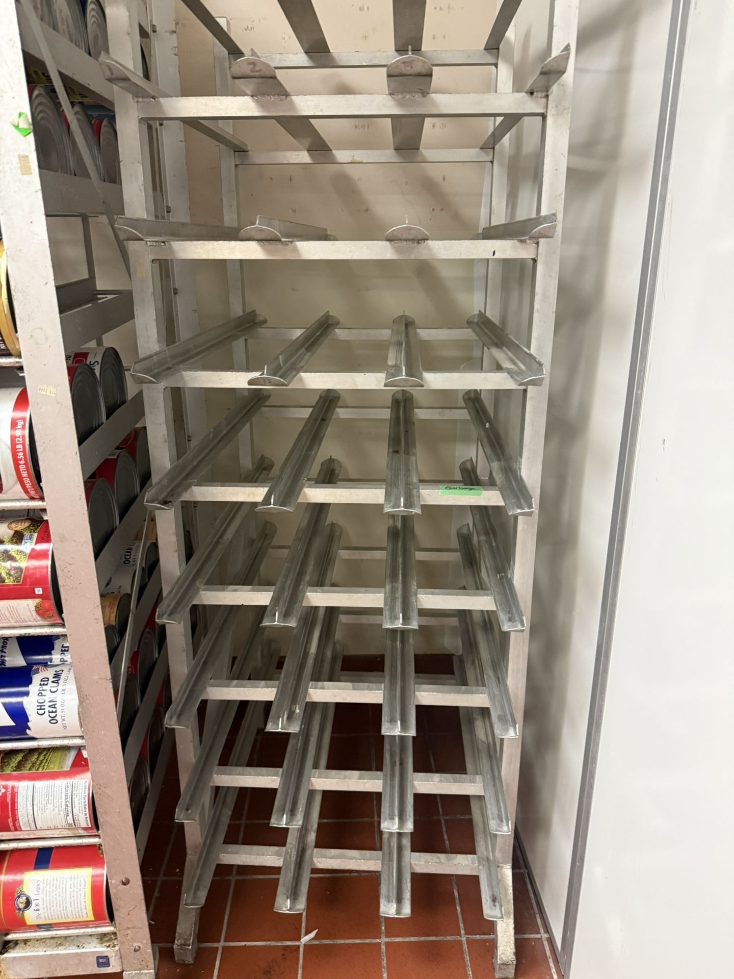Used #10and #5 Can Rack aluminum