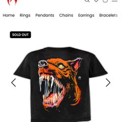 8 YEAR ANNIVERSARY SHIRTS (1 HELLHOUND  T-SHIRT / M)