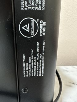 Hyper Tough 1500W Utility Space Heater Fan-Forced Type Indoor Black DQ2016  for Sale in New Port Richey, FL - OfferUp