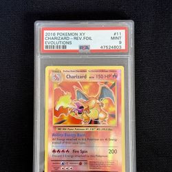 Charizard Evolutions Reverse PSA 9