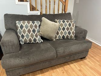As new condition sofa with a queen sofa pull out bed