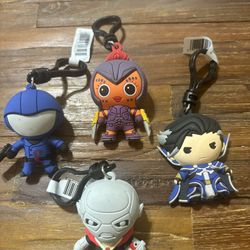 Lot Of 4 Brand New Key Chains 